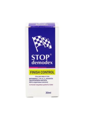 Stop demodex Finish control 30 мл гель д/лица