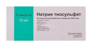 Натрия тиосульфат 300 мг/мл 10 мл №10 амп р-р для в/в введения (Новосибхимфарм)