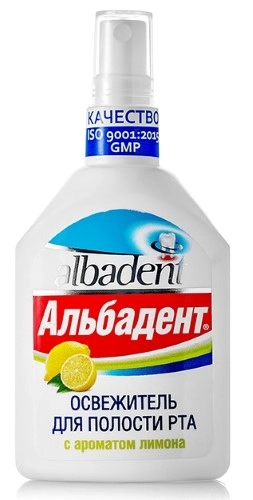 Альбадент 35 мл освежитель д/ полост.рта лимон