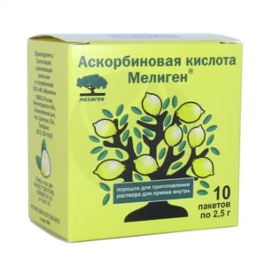 Аскорбиновая кислота 2,5 г порошок №10 пор.