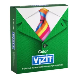 Презерватив Vizit Color №3 цветные ароматизированные