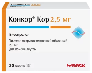 Конкор Кор 2,5 мг №30 табл п/ п/ о