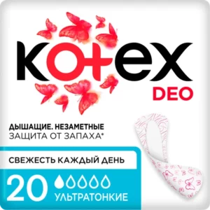 Прокладки Kotex Deo ультротонкие №20 1к