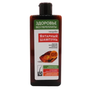 Шампунь Янтарный  250 мл против выпадения волос и облысения  «Здоровье б/переплаты»