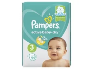 Подгузники PAMPERS ACTIVE Baby Dry Midi 3 №22 (6-10кг)