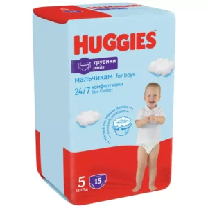 Трусики Huggies Pants 5 №15 (12-17 кг) Boy