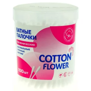 Ватные палочки «Cotton Flower» бан.100шт(6249)