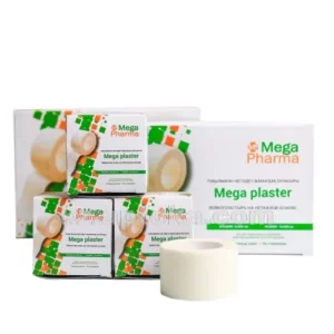 Лейкопластырь 2,5*500 Mega plaster неткан. основе