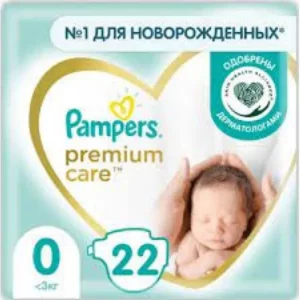 Подгузники Pampers Premium Care  №22  (0-3 кг) airsoft