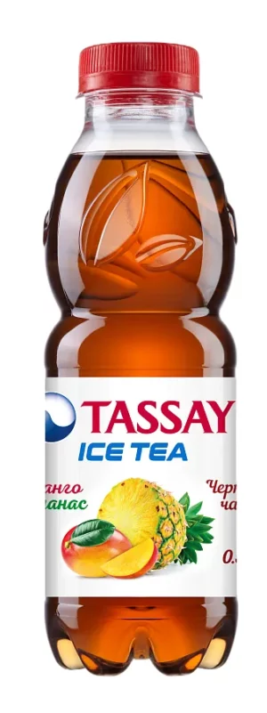 Чай TASSAY ICE TEA черный чай Манго Ананас 0,5л