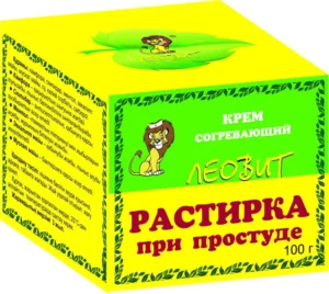 Растирка при простуде 100 г крем согревающий (Леовит)