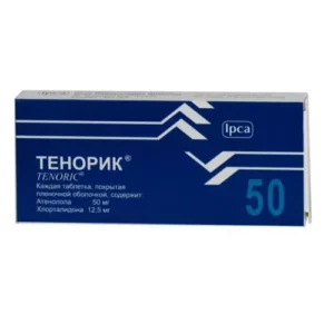 Тенорик 50/12.5 мг №28 табл п/п/о