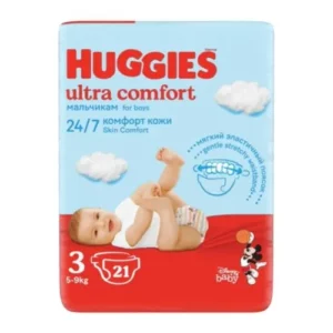 Подгузники Huggies Ultra Comfort Conv 3 №21 (5-9 кг) Boy