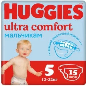 Подгузники Huggies Ultra Comfort Conv 5 №15 (12-22 кг) Boy