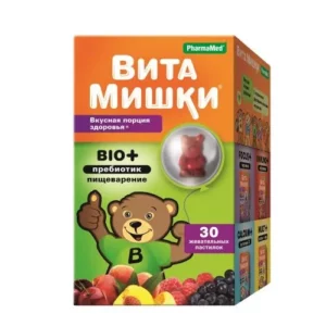 Витамишки BIO+ пребиотик №30 пастилки жевательные