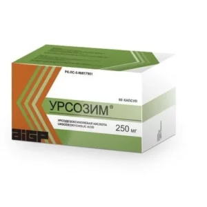 Урсозим 250 мг №60 капс