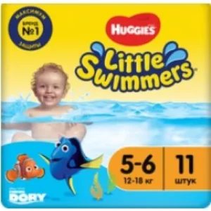 Подгузники для плавания Huggies Little Swimmers 5-6 мес (12-18 кг)№11