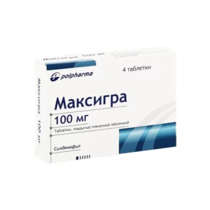 Максигра 100 мг №4 табл п/о