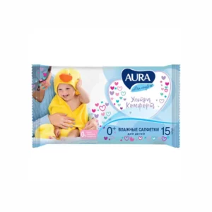 Салфетки влажные AURA №15 .ULTRA COMFORT