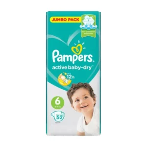 Подгузники PAMPERS ACTIVE Baby Dry EL 6 №52