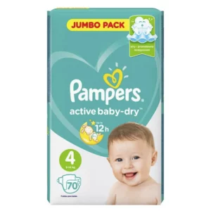 Подгузники PAMPERS ACTIVE Baby Dry MAX 4 №70 (9-14кг)