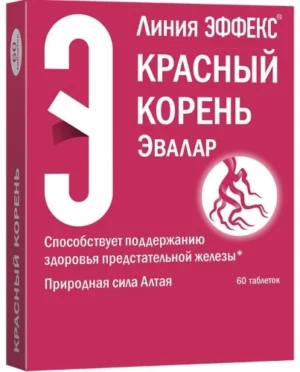 Красный корень Эвалар №60 табл (способствует поддержанию здоровья предстательной железы)