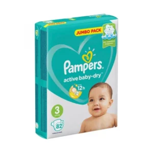 Подгузники PAMPERS ACTIVE Baby Dry Midi 3 №82 (6-10кг)