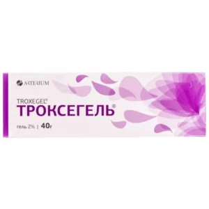 Троксегель 2% 40 г гель