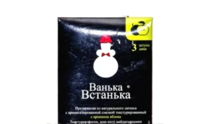 Презерватив Ванька-Встанька с аромат. смазкой текстурированный(яблоко) №3