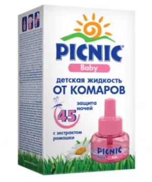 Жидкость Picnic Baby от комаров 45 ночей 30 мл