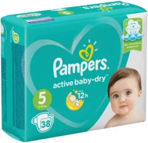 Подгузники PAMPERS ACTIVE Baby Dry 5 №60 (11-16кг)