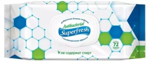 Салфетки влажные «Superfresh»  антибактериальные №72